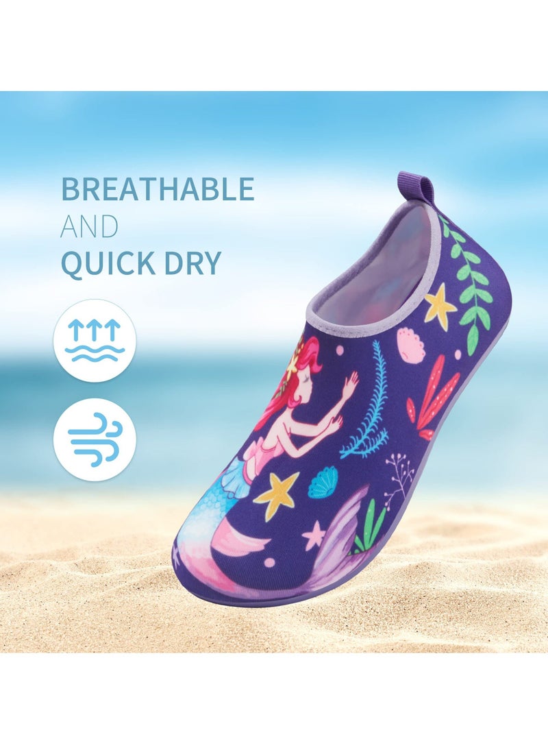 Generic Toddler Water Shoes for Kids Boys Girls, Toddler Non-Slip Quick Dry Aqua Socks, Quick-Dry Slip on Beach Swim Pool Sandals, for Beach Pool Outdoor Sports Walking - Image 4