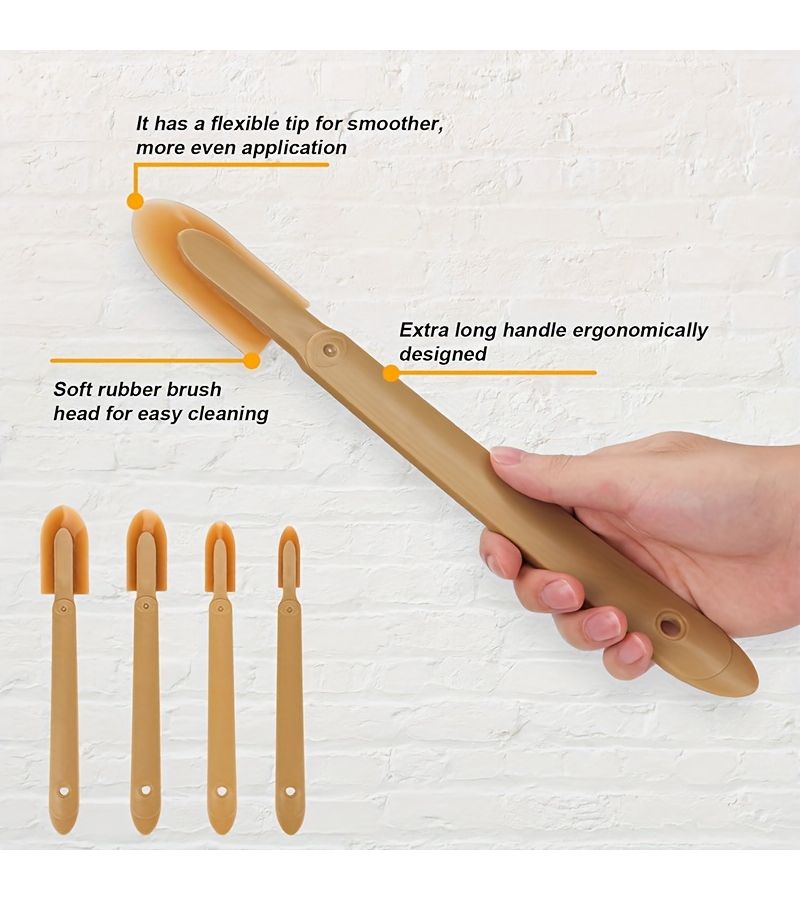 4pcs Caulking Tool Set Flexible Tip Sealant Finishing Tools Ergonomic Handle No Electricity Or Battery Needed For Smooth Application And Cleaning - Image 4