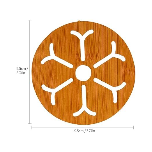 MAMADEV ENTERPRISE MAMADEV ENTERPRISE Insulation Mat Wood Insulation Mat Heat Resistant Trivet Mat (Pack of-9)  - Image 5