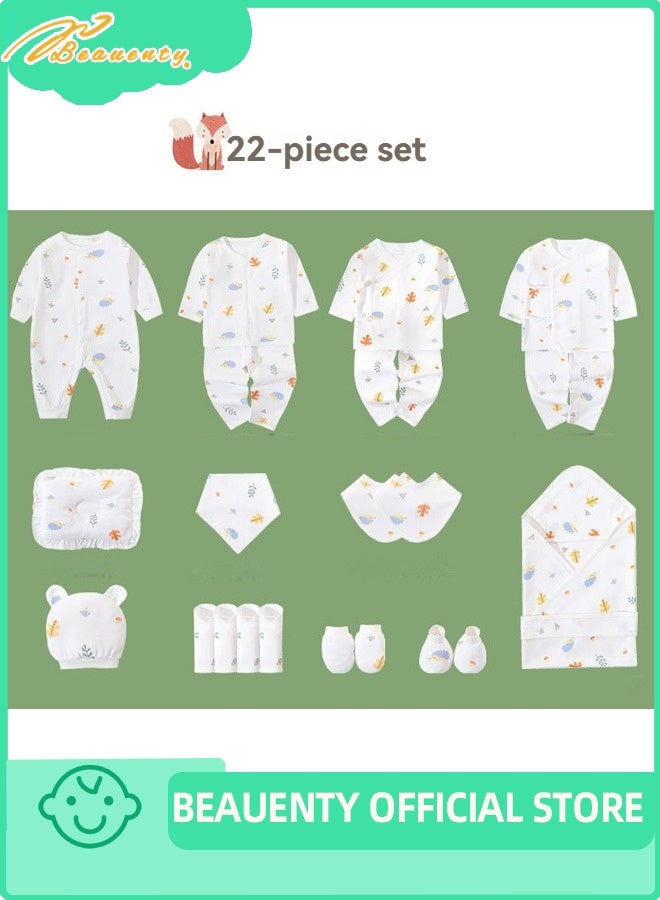 Beauenty 22PCS Newborn Baby Gifts Set, Newborn Layette Gift Set, Baby Clothes Accessories Set for Boys and Girls, Premium Cotton. - Image 4
