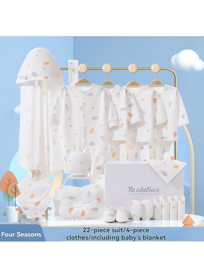 Beauenty 22PCS Newborn Baby Gifts Set, Newborn Layette Gift Set, Baby Clothes Accessories Set for Boys and Girls, Premium Cotton. - Image 2