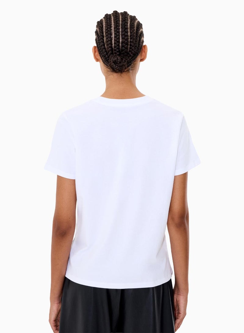 French Connection Blurred Floral Printed T-Shirt - Image 2