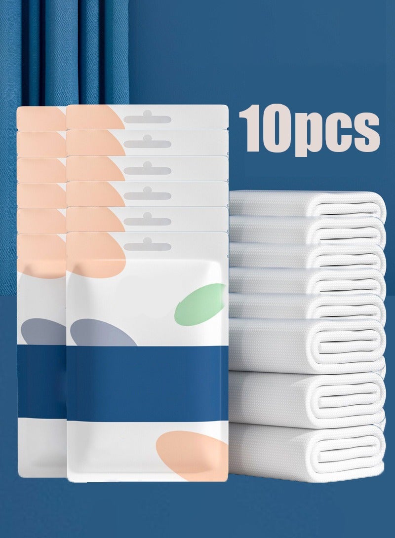 10 sets of Disposable Bath Towels big size  and face Towel  Essentials for Travel and carry - Image 1