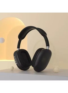 P9 Plus Compatible Air-pods On-Ear Headphone Max Bluetooth Headset with Mic (On The Ear)