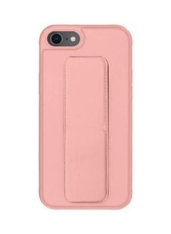 iPhone SE 2022 Case, iPhone 7 Case, Vertical Horizontal Kickstand Hand Strap Leather Case Foldable Stand Case for Apple iPhone SE 3rd Gen 2022/SE 2020/8/7 (pink)