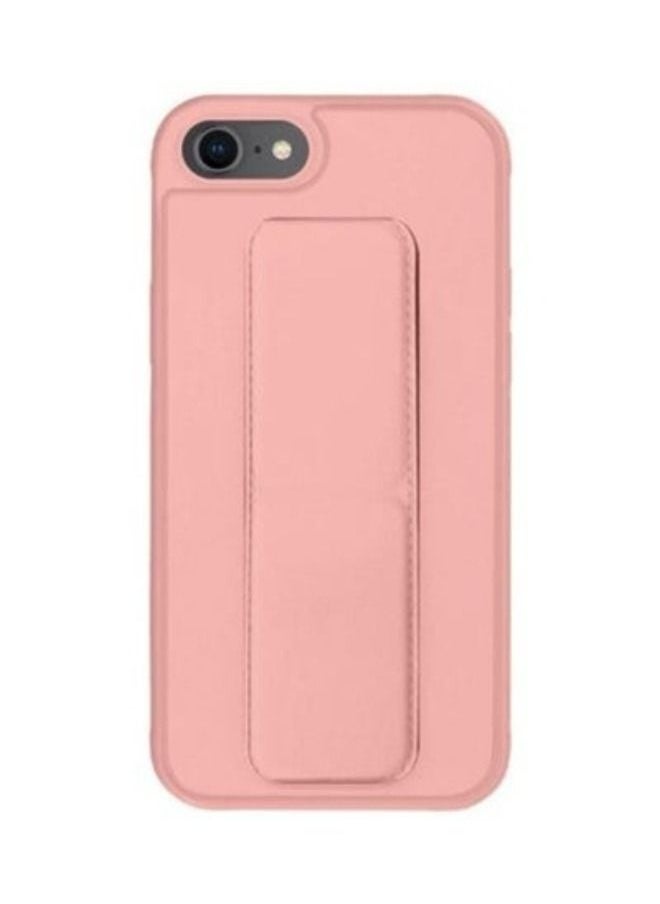 ACLIX - iPhone SE 2022 Case, iPhone 7 Case, Vertical Horizontal Kickstand Hand Strap Leather Case Foldable Stand Case for Apple iPhone SE 3rd Gen 2022/SE 2020/8/7 (pink) - Image 1