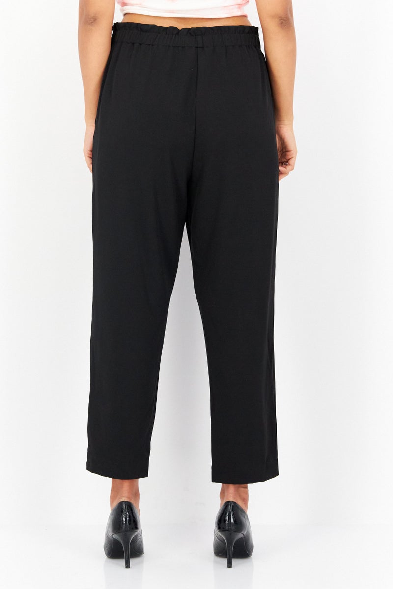 Riley & Rae سروال نسائي بقصة عادية، أسود - Image 3