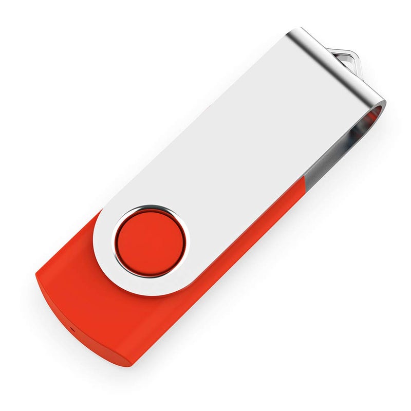 Aiibe 5 Pack 64GB USB Flash Drive 64 GB Flash Drives Thumb Drive Swivel USB Stick USB 2.0 Pen Drive (64G, 5 Mixed Colors: Black Red Yellow White Purple) - Image 4