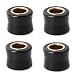 Minho 4Pcs 12MM Rear Shock Absorbing Suspension Bushing Set in Rubber Material Compatible with Most Motorcycles Scooter ATV UTV Go KartBlack Color - Image 2