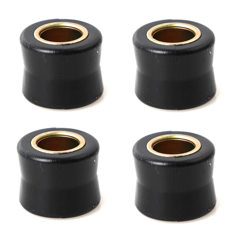 Minho 4Pcs 12MM Rear Shock Absorbing Suspension Bushing Set in Rubber Material Compatible with Most Motorcycles Scooter ATV UTV Go KartBlack Color - Image 3