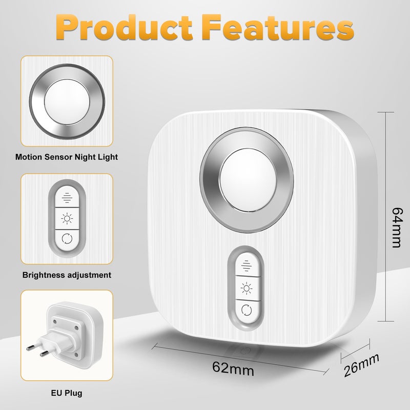 Induction Night Light with RGB Backlight - Smart Sensor for Cabinets, Ideal for Home & Office