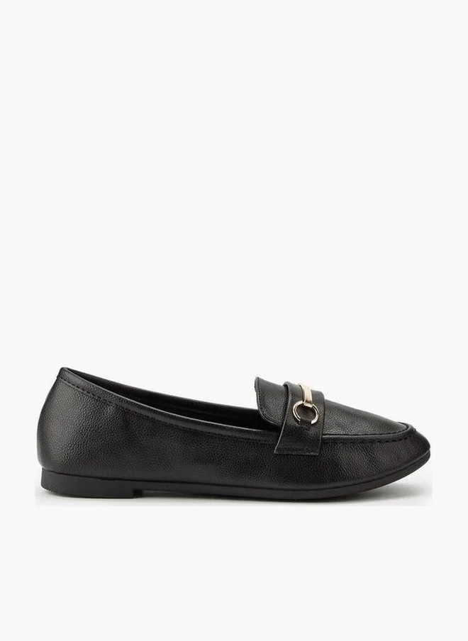 فلورا بيلا من شو إكسبرس Flora Bella Metallic Accent Slip-On Loafers