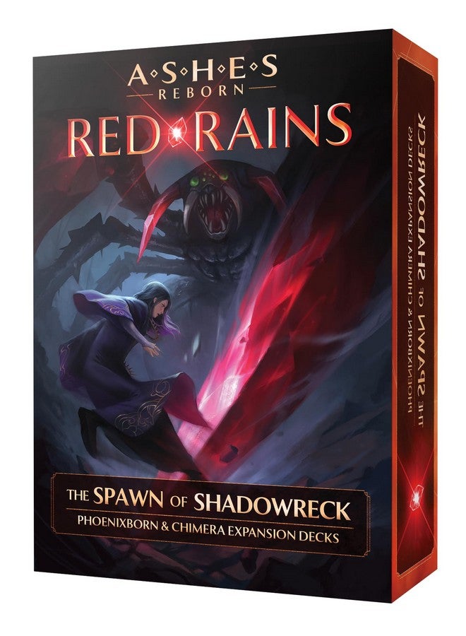 Plaid Hat Games Ashes Reborn Red Rains: The Spawn of Shadowreck Expansion | Card Game | 2 Players | Ages 14 and up | English - Image 1