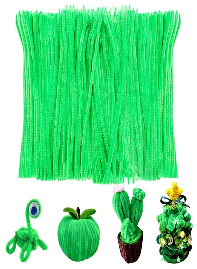 KUMUDAM Pipe Cleaners for DIY Crafts, Bouquet Making, Flower Arrangements, Festival Decorations, 100 Pieces (Green) - Image 1