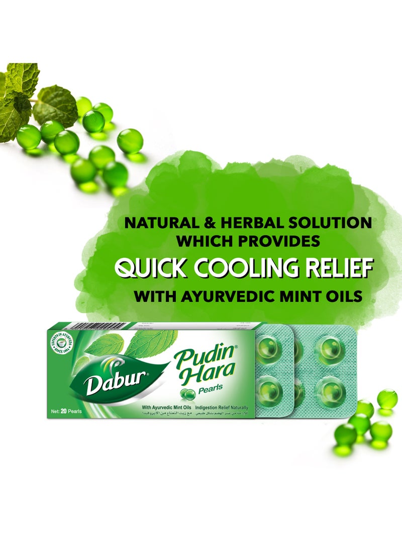 Dabur Pudin Hara Pearls (2 Strips of 10 Each)  - Image 3