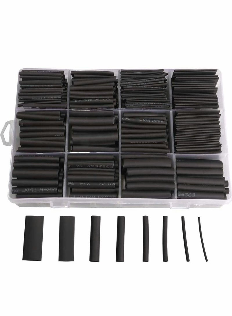Y&D Heat Shrink Tubing Insulation Tubes, Set Thermal casing Electrical Wire Cable Wrap Wrap, Kit, Flame Retardant Connection  - Image 1