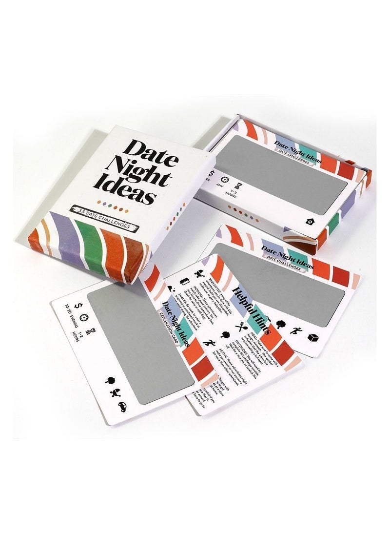 Generic - 1-Piece Romantic Couples Gift Fun and Adventurous Date Night Ideas Card,Scratch Off Card Game with Exciting Ideas for Couple - Image 1