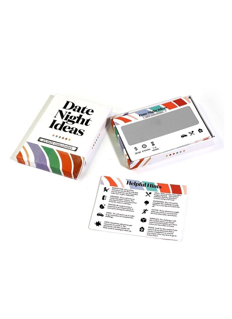 Generic - 1-Piece Romantic Couples Gift Fun and Adventurous Date Night Ideas Card,Scratch Off Card Game with Exciting Ideas for Couple - Image 1