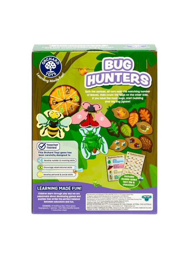 ORCHARD TOYS Bug Hunters Game, Learn Counting and Observational Skills As You Race to Be 1st to Build Your Bug, Designed for 2-4 Players Aged 3+ - Image 2