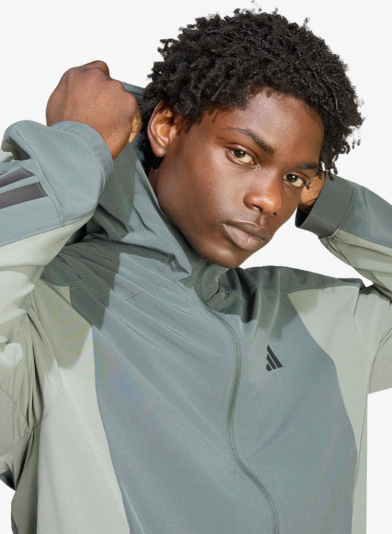Adidas LEGIVY Tech Essential Workout Track Top for Men | Best Price UAE