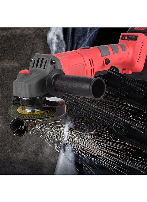 Battery-operated Electric Angle Grinder Tool Kit Portable Lithium Battery Brushless Grinder Machine Rechargeable 21V Cordless Handheld Lithium Grinder Tool