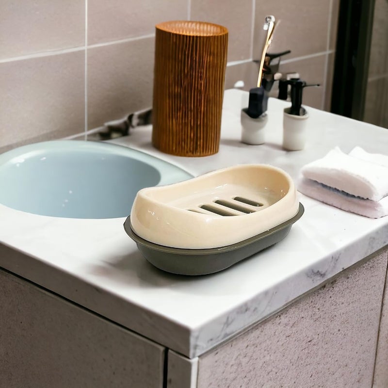 CSM Soap Cases(Titanic-SC-BGLBL) - Set of 2 PCS (Beige, Light Blue) - Image 2