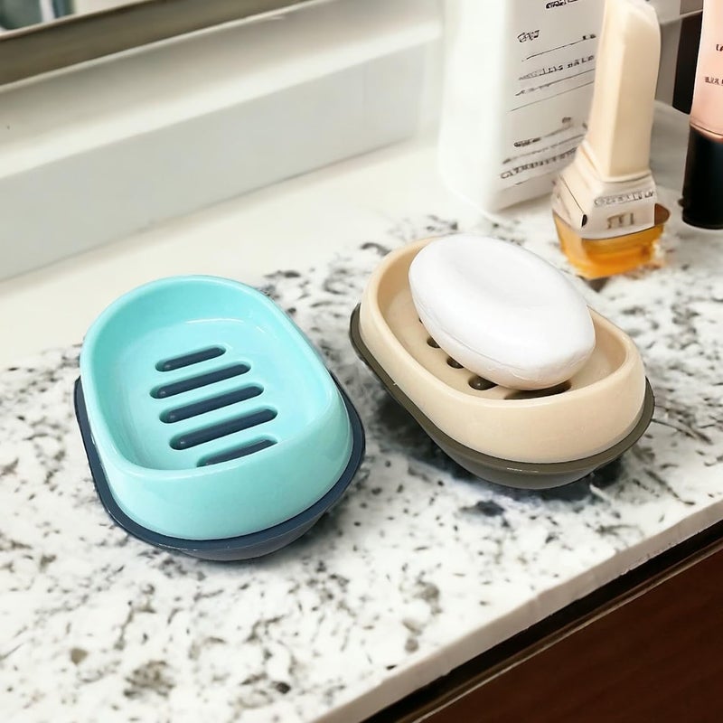 CSM Soap Cases(Titanic-SC-BGLBL) - Set of 2 PCS (Beige, Light Blue) - Image 4