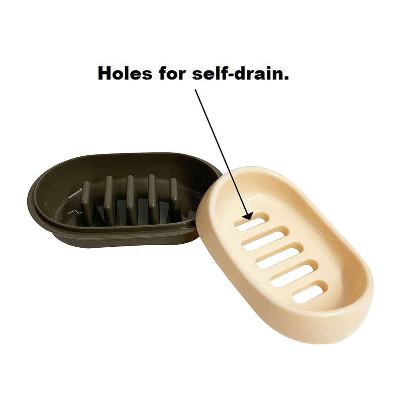 CSM Soap Cases(Titanic-SC-BGLBL) - Set of 2 PCS (Beige, Light Blue) - Image 3