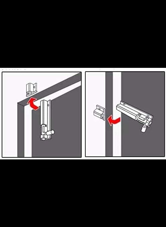 ABBASALI Stainless Steel Heavy Duty Tower Bolt Door Latch 6 Inch (10mm) SS and Chrome Finish  - Image 2