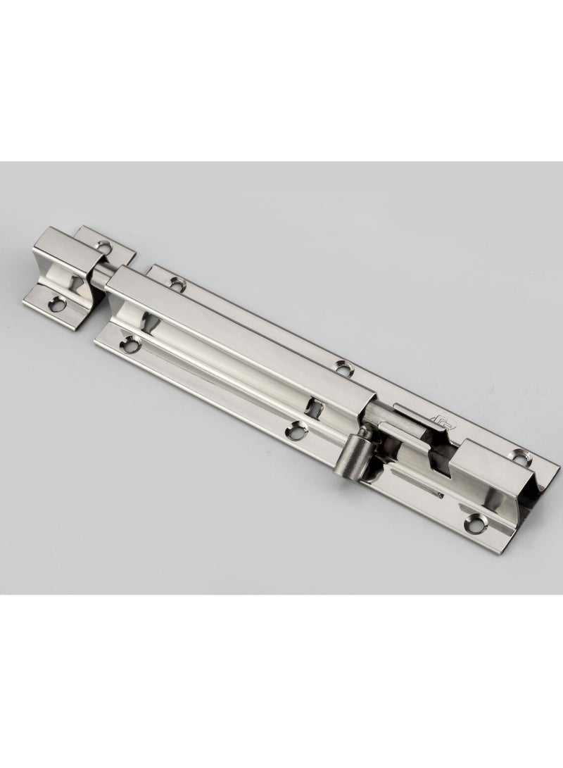 ABBASALI Stainless Steel Heavy Duty Tower Bolt Door Latch 6 Inch (10mm) SS and Chrome Finish  - Image 4