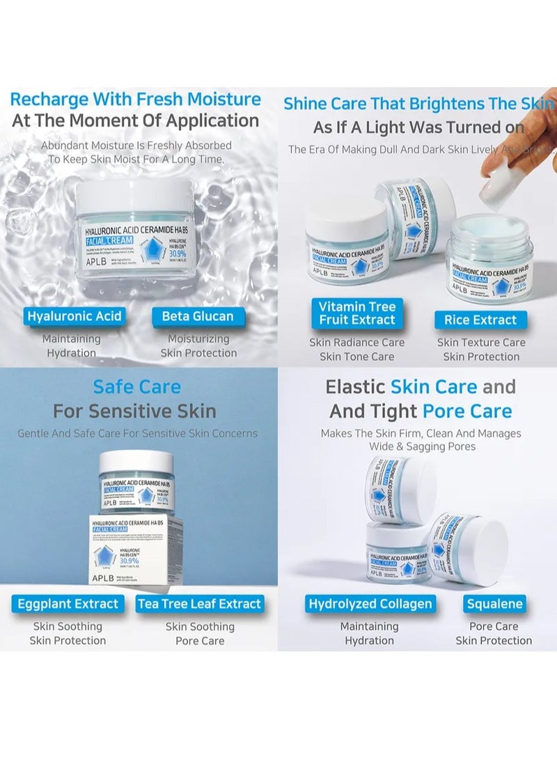 APLB Hyaluronic Acid Ceramide HA B5 Facial Cream - Image 2