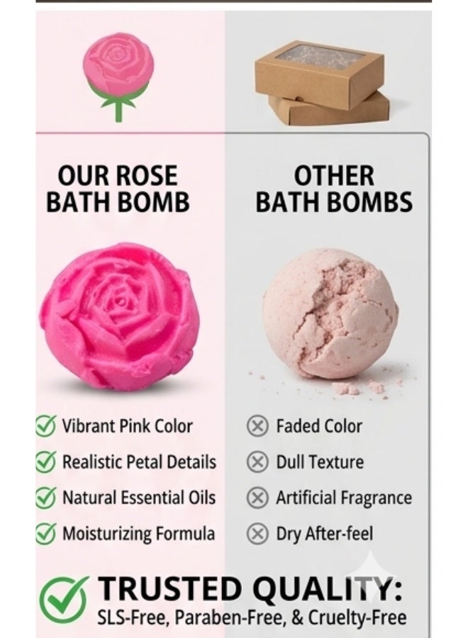 Rose Bikini Soap for Feminine Intimate Care, Brightening and Deodorizing Intimate Cleansing Bar, Moisturizing Rose-Shaped Soap for Bikini Area Hygiene, Freshness and Skin Tone Care - Image 4