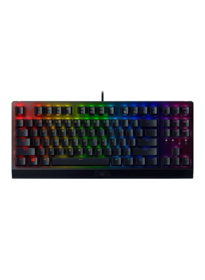 RAZER BlackWidow V3 TKL, Razer Green Switches Clicky and Tactile, ABS Keycaps, RGB | RZ03-03490100-R3M1 Black - Image 1