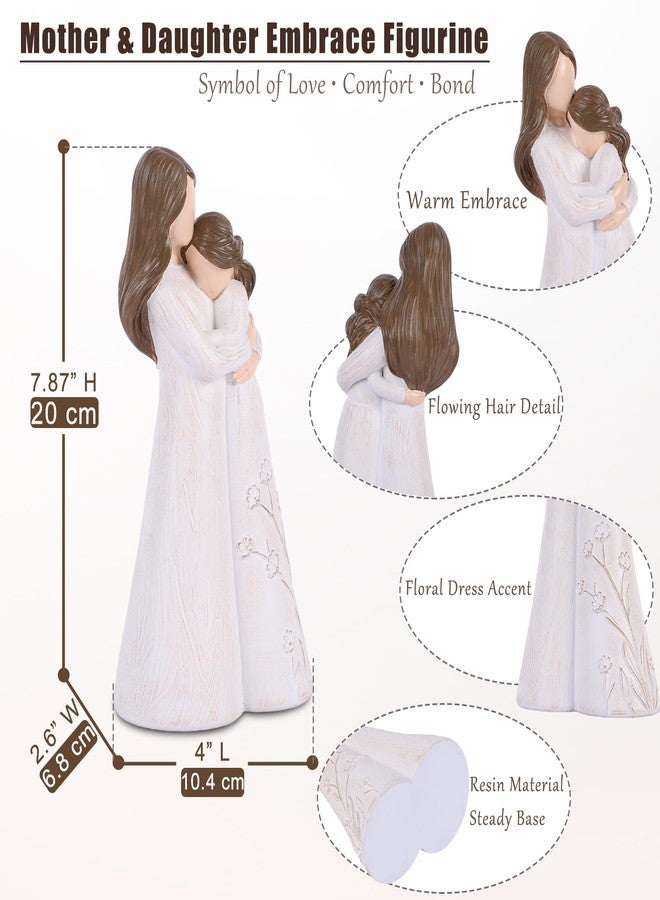 oliruim Mother Daughter Embrace Figurine, Sentimental Mom Daughter Statue, Birthday Presents for Mom, Unique from Daughter - Image 3