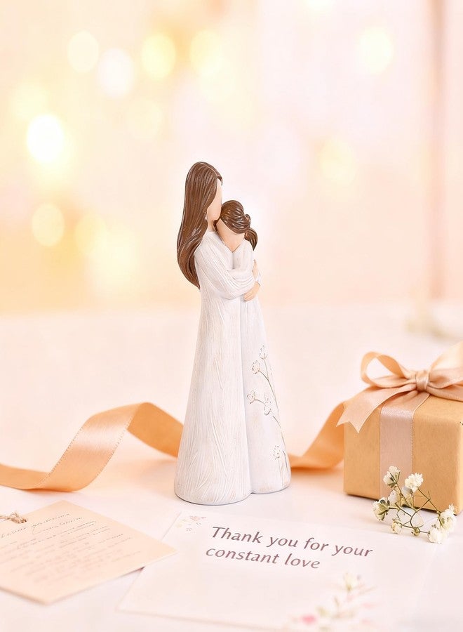 oliruim Mother Daughter Embrace Figurine, Sentimental Mom Daughter Statue, Birthday Presents for Mom, Unique from Daughter - Image 4