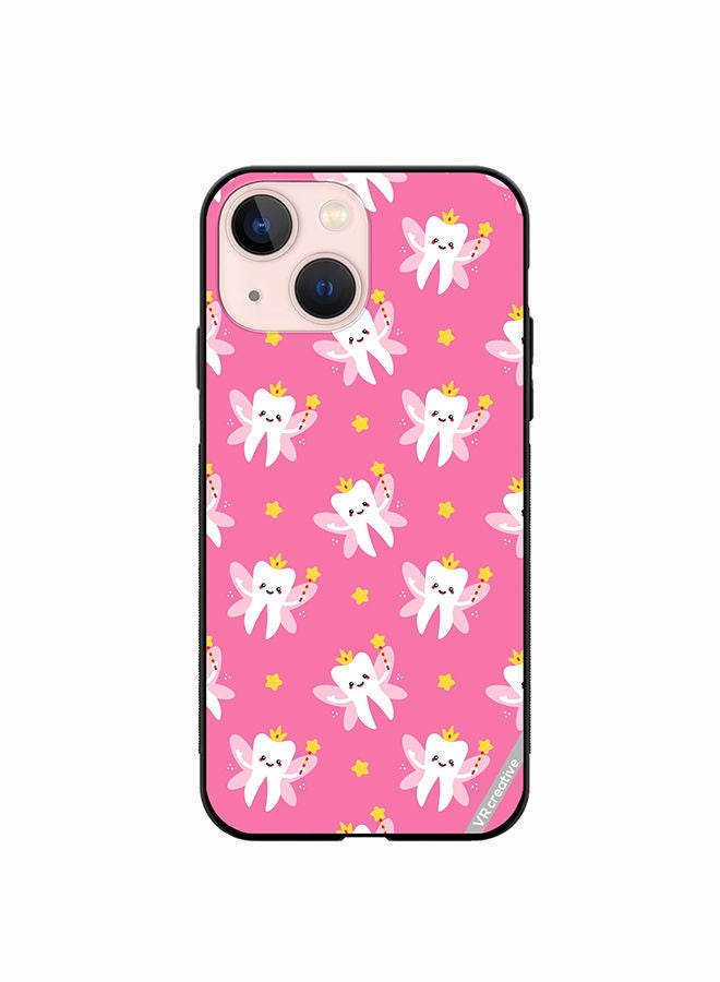 VR CREATIVE Protective Case Cover For Apple iPhone 14 Plus Cute Tooth Fairy Design Multicolour - Image 1