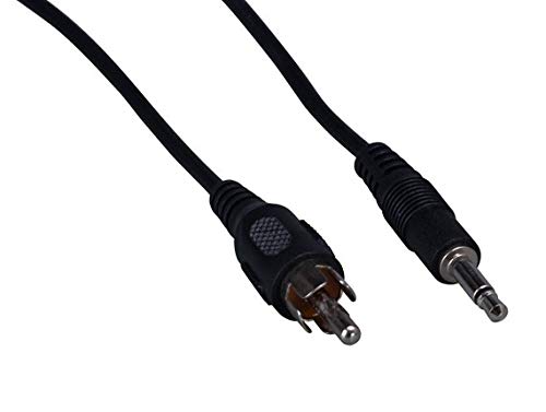 Cable Leader CableLeader 6ft 3.5mm Mono Male to RCA Male Audio Cable, Mono Plug to RCA Audio Cable Adapter, for Speaker, Subwoofer, Sound Card, TV & Amplifier, Black - Image 5