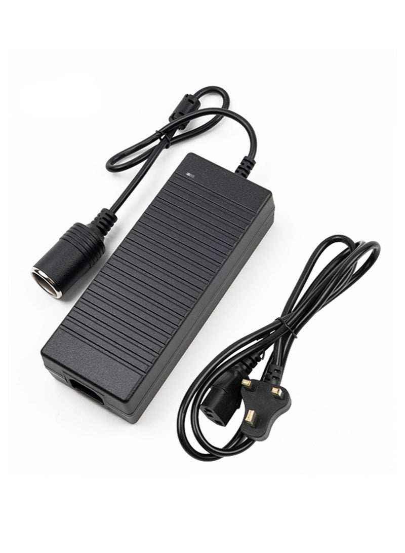220V to 12V 15A power converter, AC to DC converter, 12v 15A car cigarette lighter socket, AC/DC power adapter, transformer for tire inflator/car refrigerator/car vacuum cleaner - Image 1