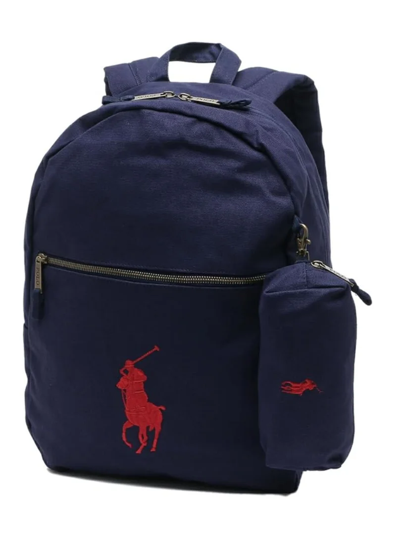بولو رالف لورين Kids Canvas School Backpack