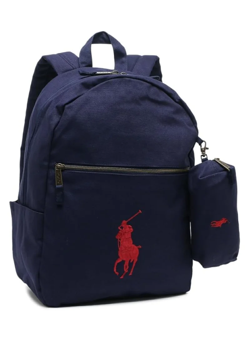 بولو رالف لورين Kids Canvas School Backpack