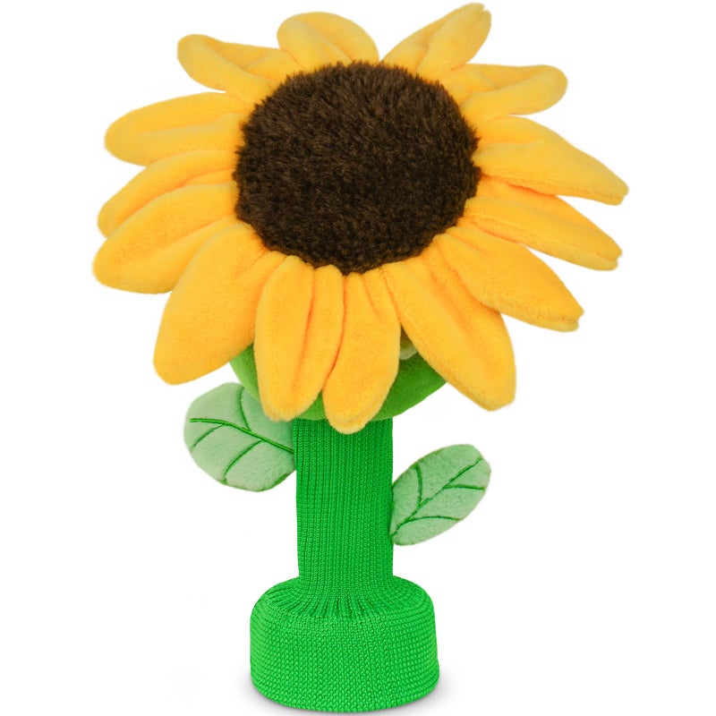 mytag Sunflower Funny Driver Head Cover, Premium Plush Golf Club Cover Tour Quality Driver Headcover Long Sock Protect - Image 1