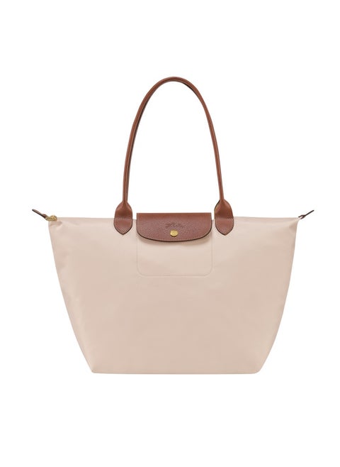 Ladies tote bag paper white shoulder bag classic style