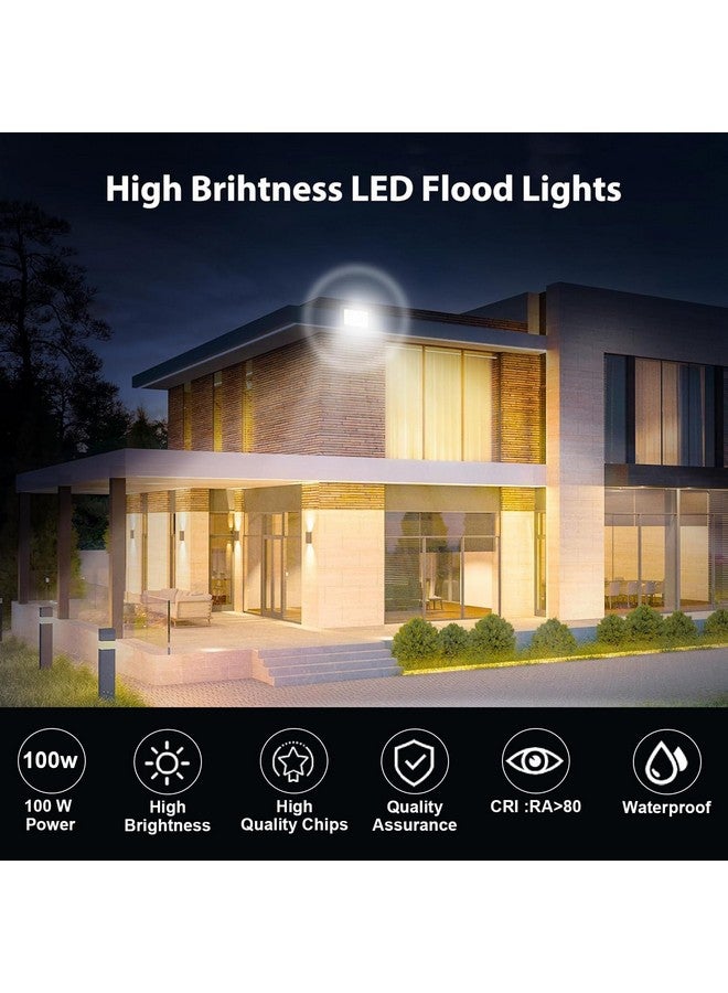 Gesto Gesto 100W Lens Flood Light - Ip66 Waterproof Led Lights with 120 Wide Beam | Halogen Light,Focus Light for Yard,Showroom,Shop, Factory,Garden,Temple,Tent, Warehouse,Playground (Cool White)-Pack of 2  - Image 5