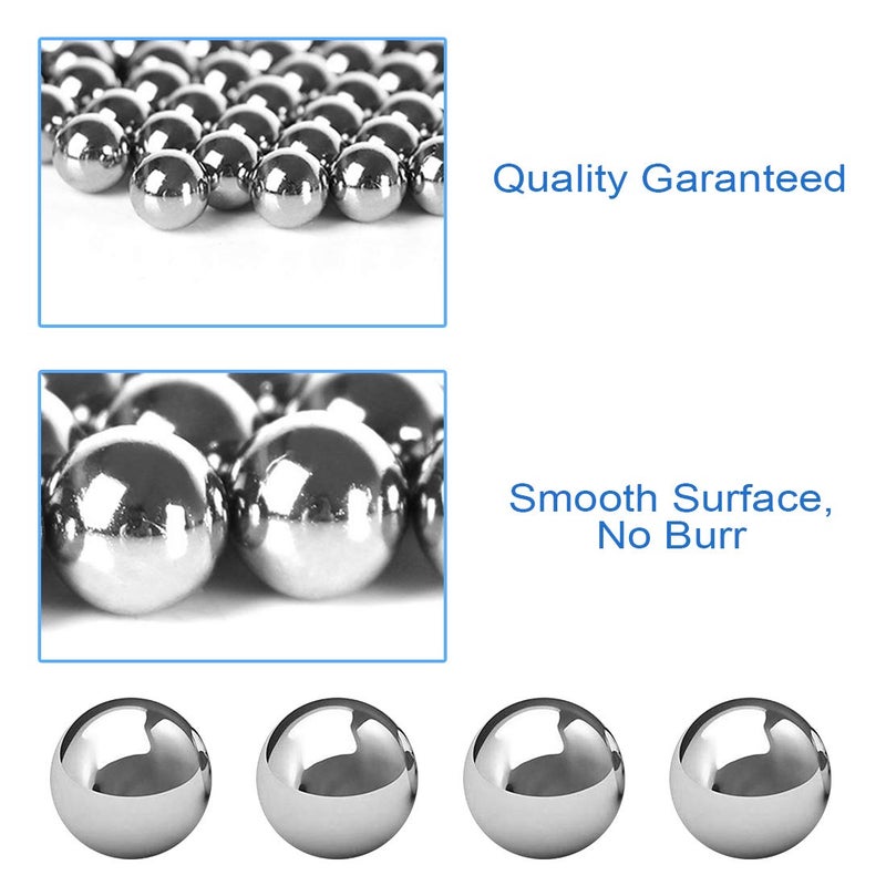 Glarks 500Pcs 11 Size 3/32''-13/32'' SAE Precision Chrome Steel Assorted Loose Bicycle Bearing Ball Assortment Kit (SAE) - Image 5