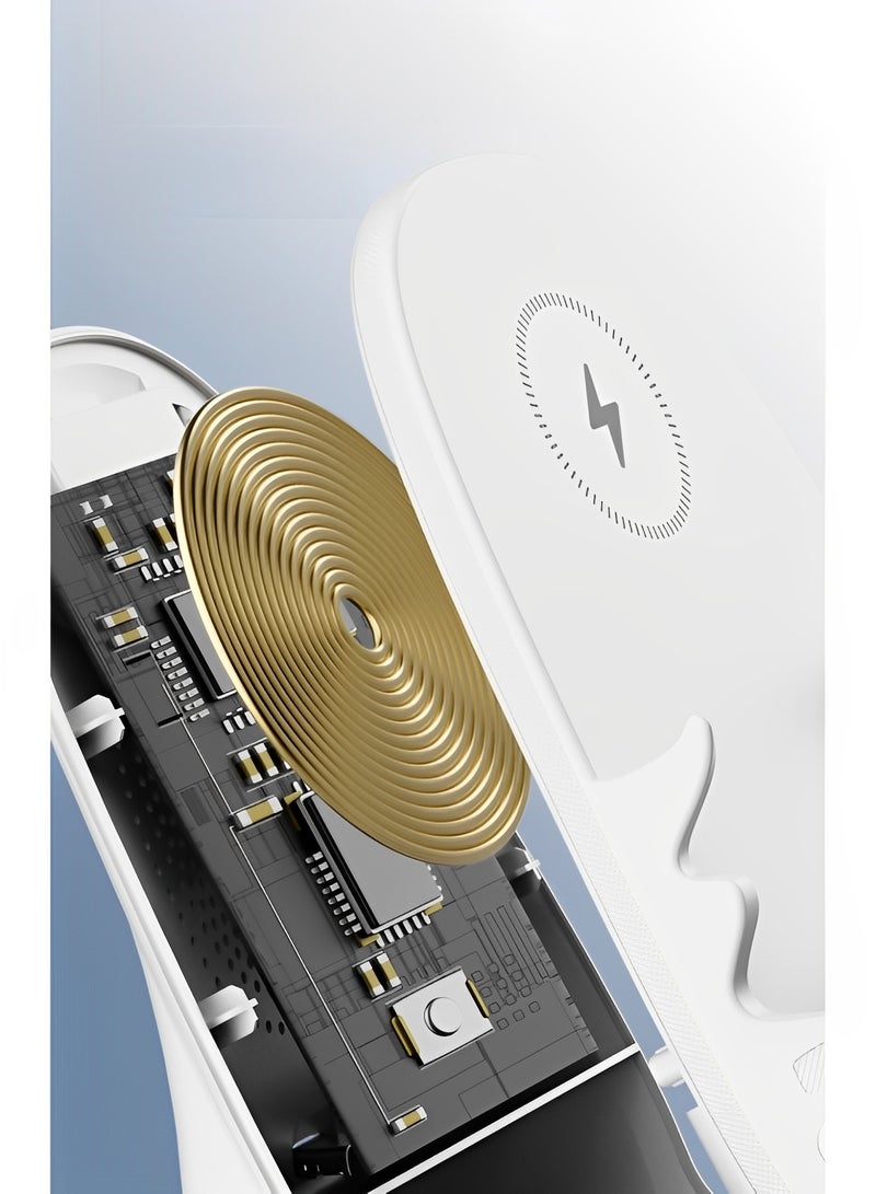 REOCLE Wireless Charger Mini Chair Wireless Fast Charger Multifunctional Phone Holder Cell Phone Stand with Speaker Function Phones Holder Stand Desktop Decoration - Image 5