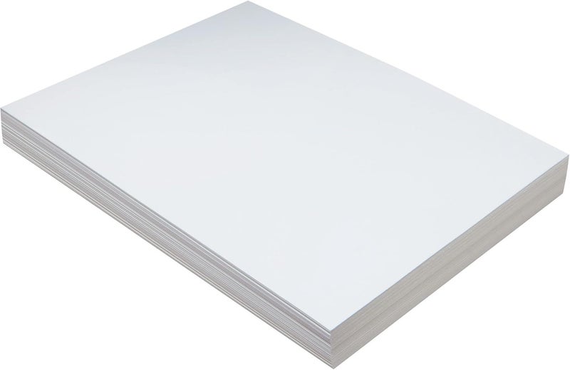 Pacon PAC5214 Tagboard, Heavyweight, 12" x 18", White, 100 Sheets - Image 1