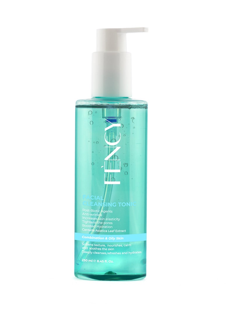 FÈNCY Facial Cleansing Tonic 250ml | Pore Tightening & Hydrating | Post-Biotic & Glutathione Formula | Deep Cleansing & Refreshing | For Sensitive, Oily & Combination Skin | Dermatologically Tested - Image 1