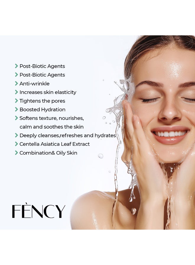 FÈNCY Facial Cleansing Tonic 250ml | Pore Tightening & Hydrating | Post-Biotic & Glutathione Formula | Deep Cleansing & Refreshing | For Sensitive, Oily & Combination Skin | Dermatologically Tested - Image 4