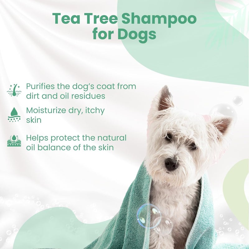 Bio PetActive Dog Shampoo Tea Tree Oil - 400 ML - Image 1
