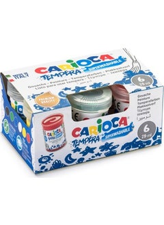 carioca Tempera Paint 6 Colors  - Image 1